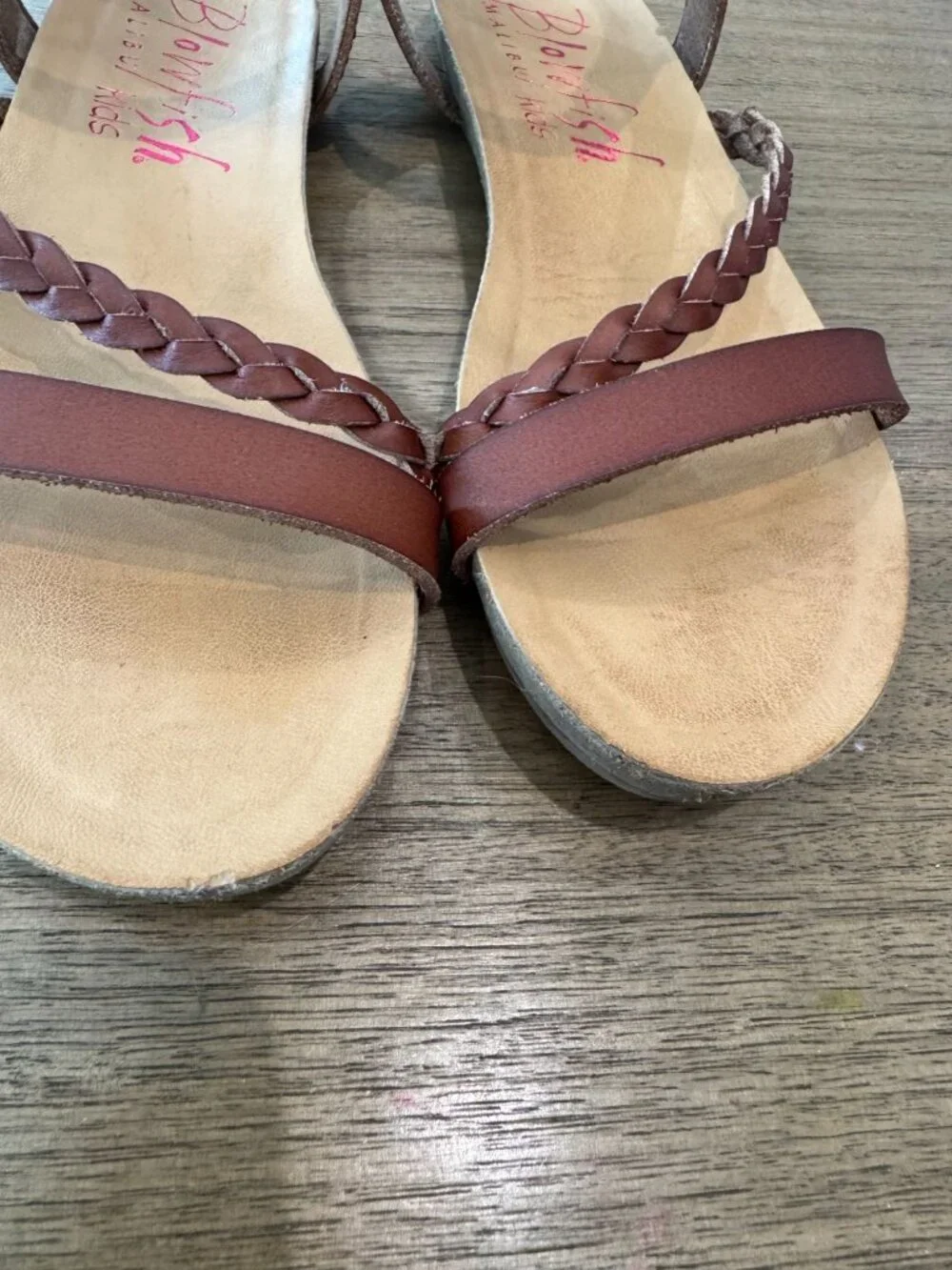 Blowfish Malibu Big Girl's Braided Sandals – Size 4